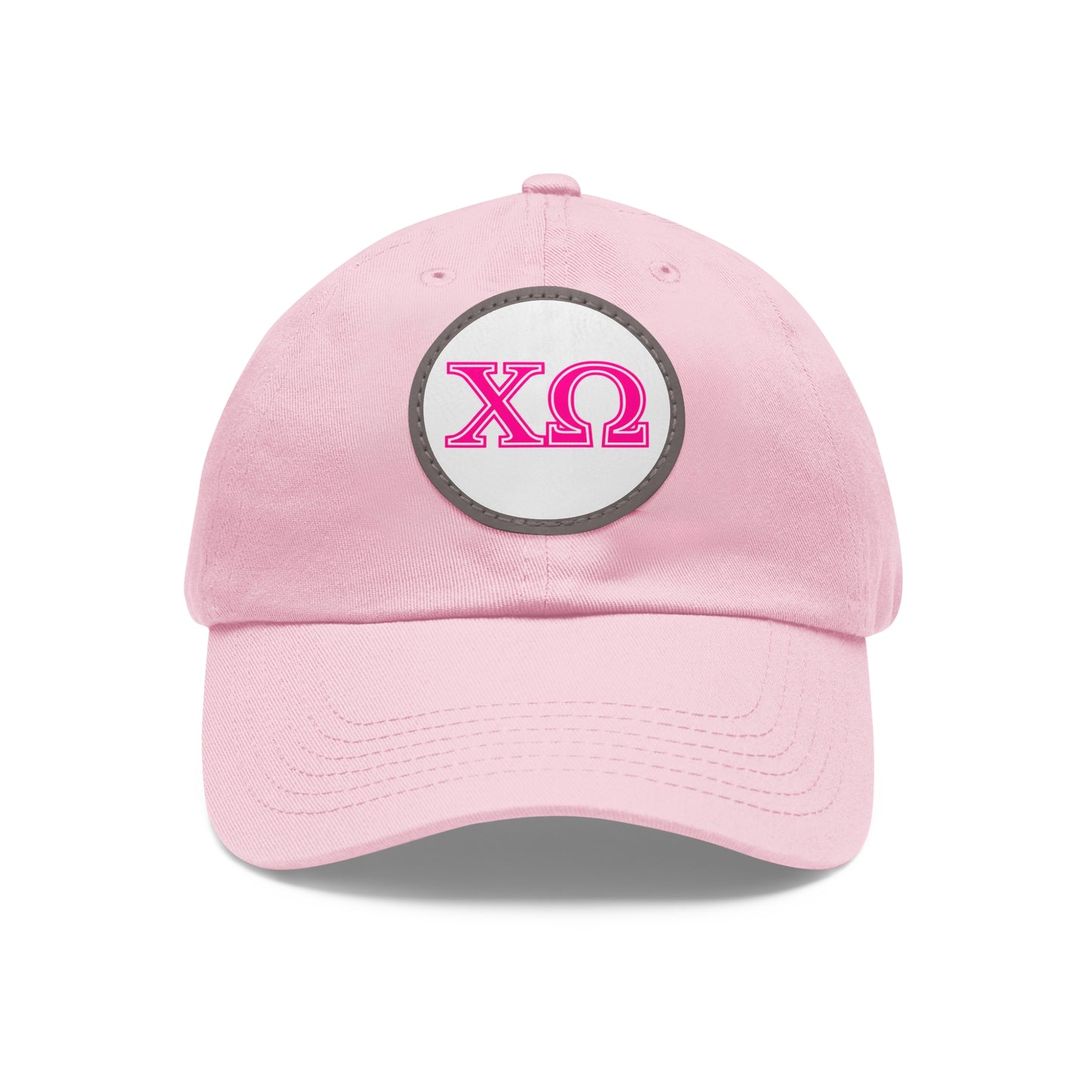 "Chi Omega" PINK Sorority Hat