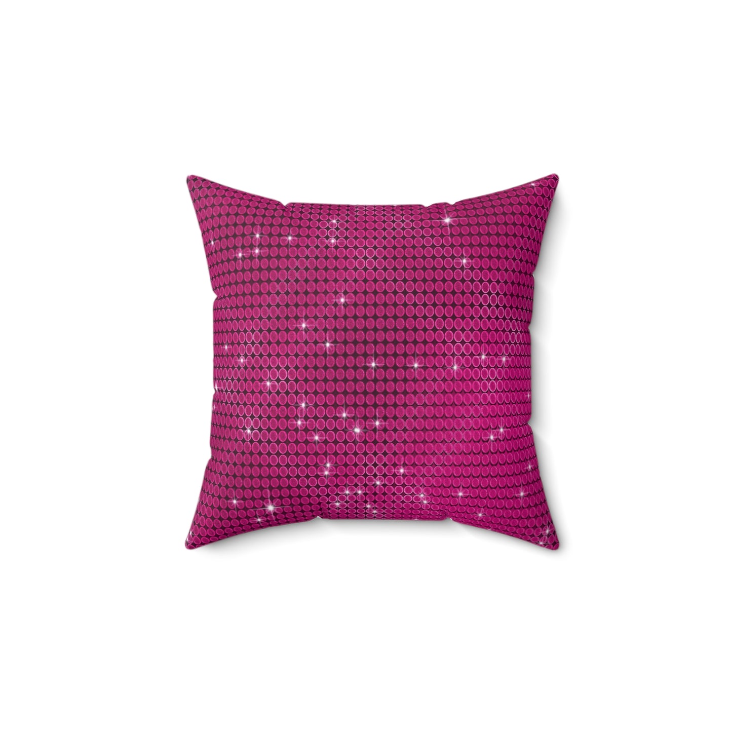 Scream Here Square Pillow - Because Every Room Deserves a Little Yell of Personality! Square pillow with fun writing