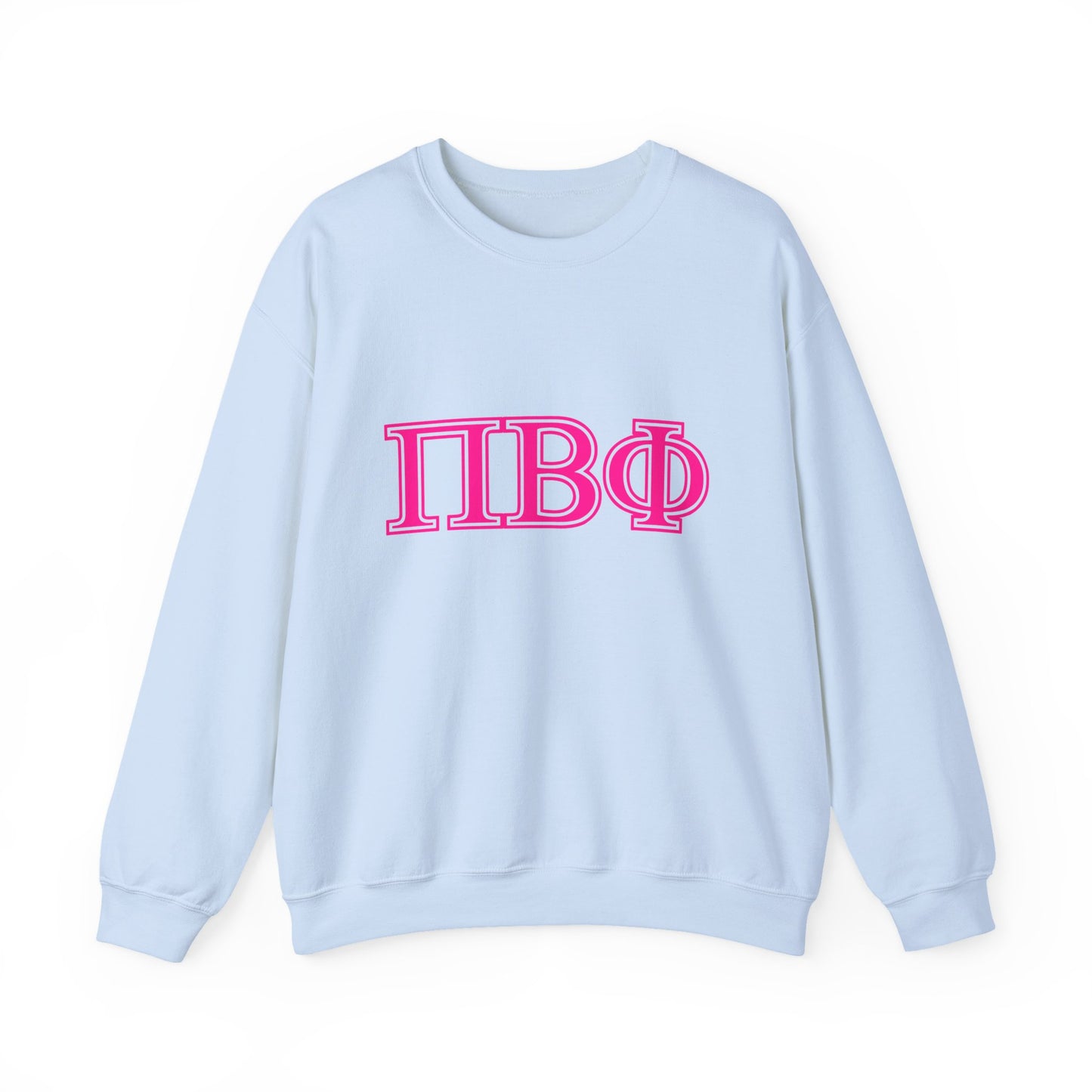 "Pi Beta Phi" PINK Heavy Blend™ Crewneck Sweatshirt