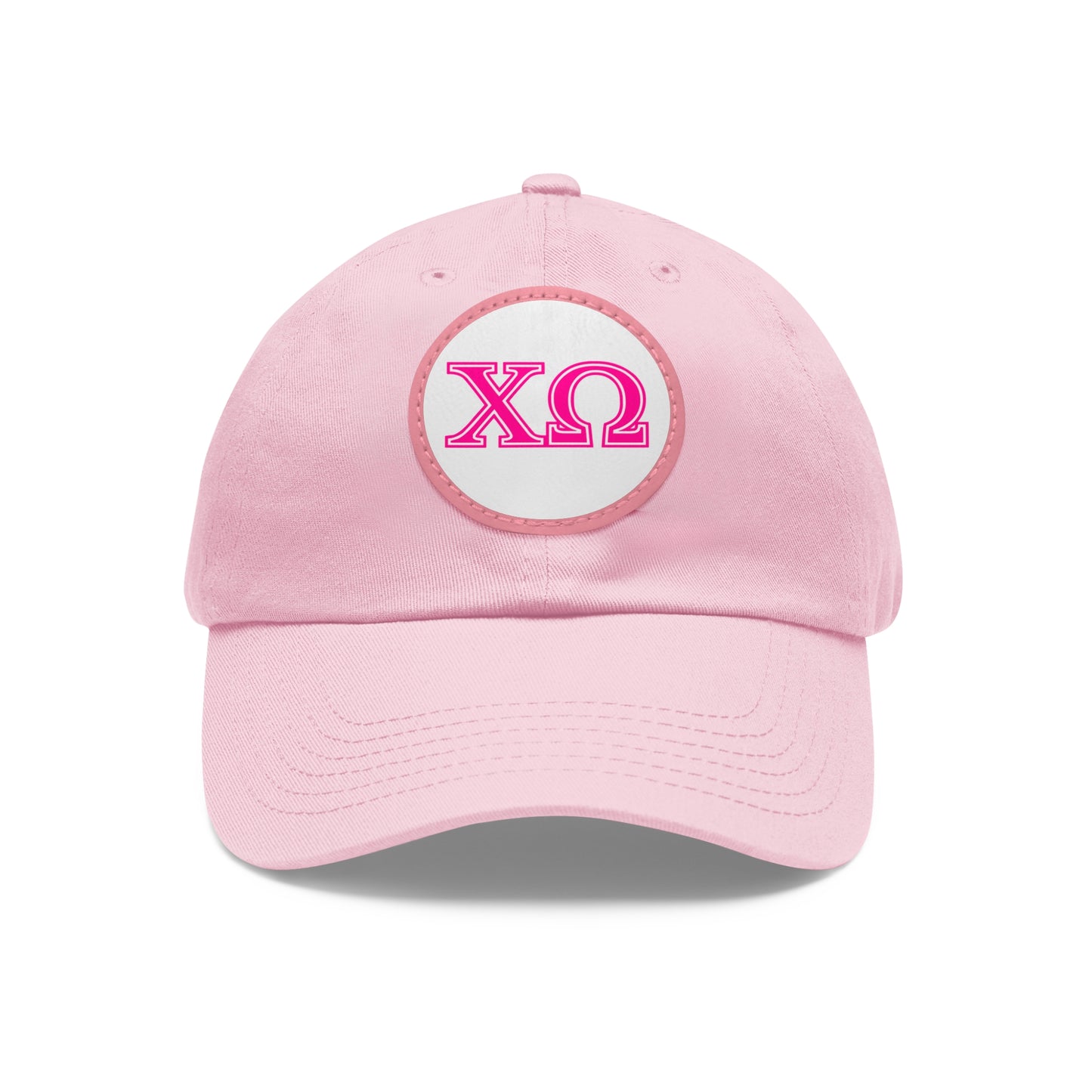 "Chi Omega" PINK Sorority Hat