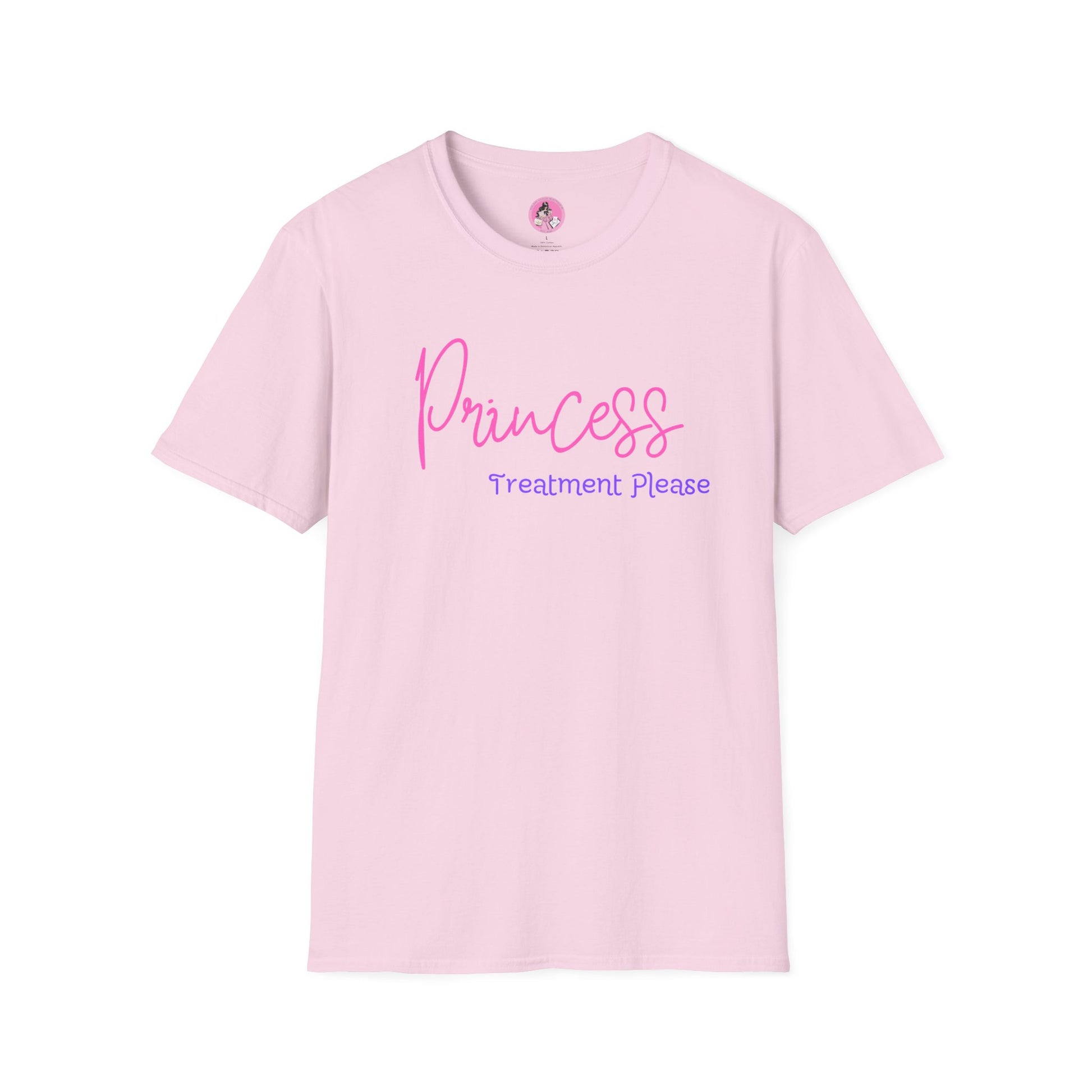 "Princess Treatment Please" Soft-Style T-shirt. Multiple colors