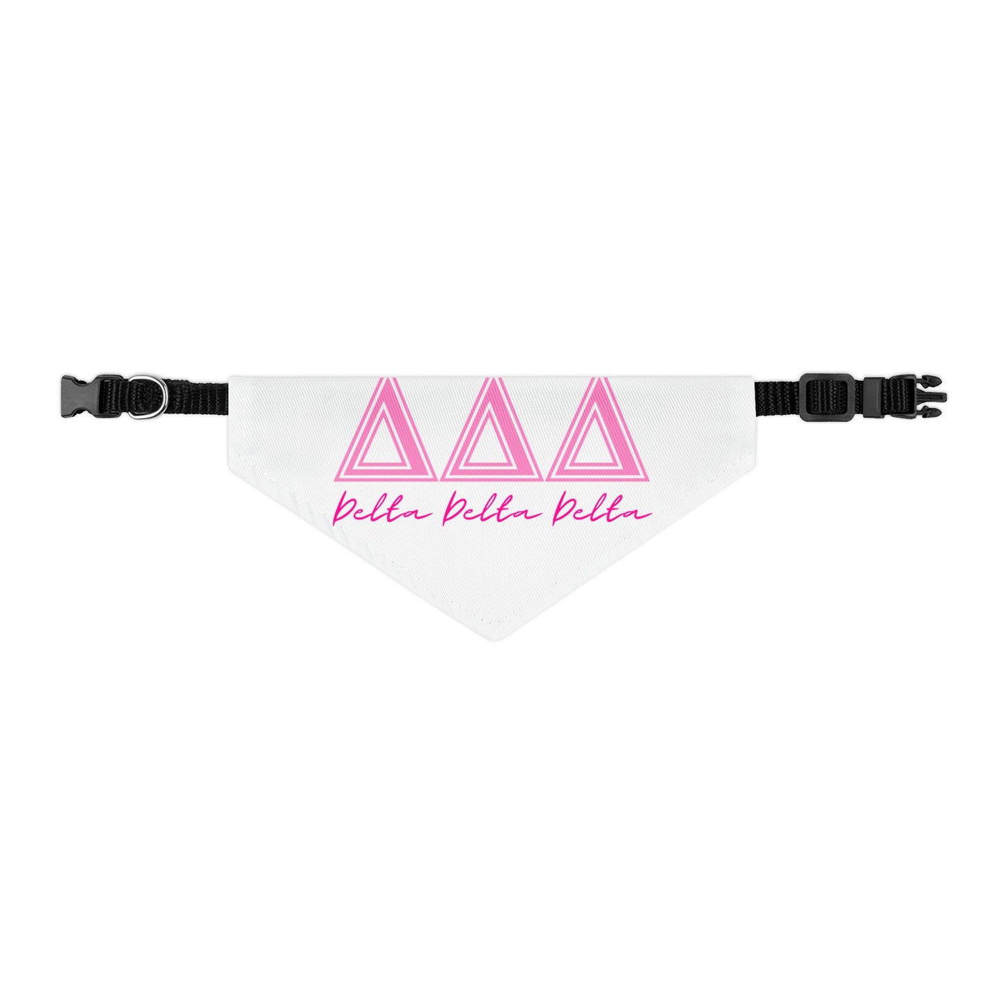 "Tri Delta" Best Friend Pet Bandana Collar Girl