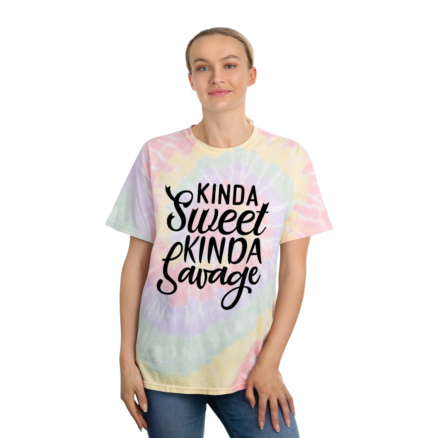 Kinda Sweet Kinda Savage Tie-Dye Tee