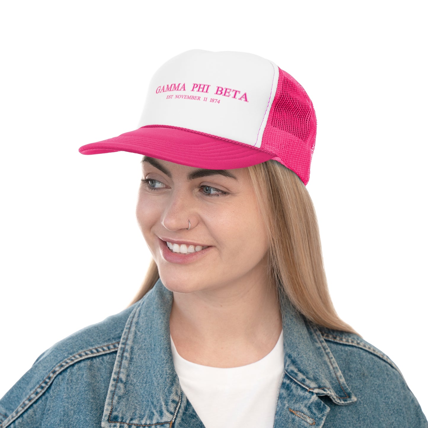 "Gamma Phi Beta" Sorority Trucker Cap