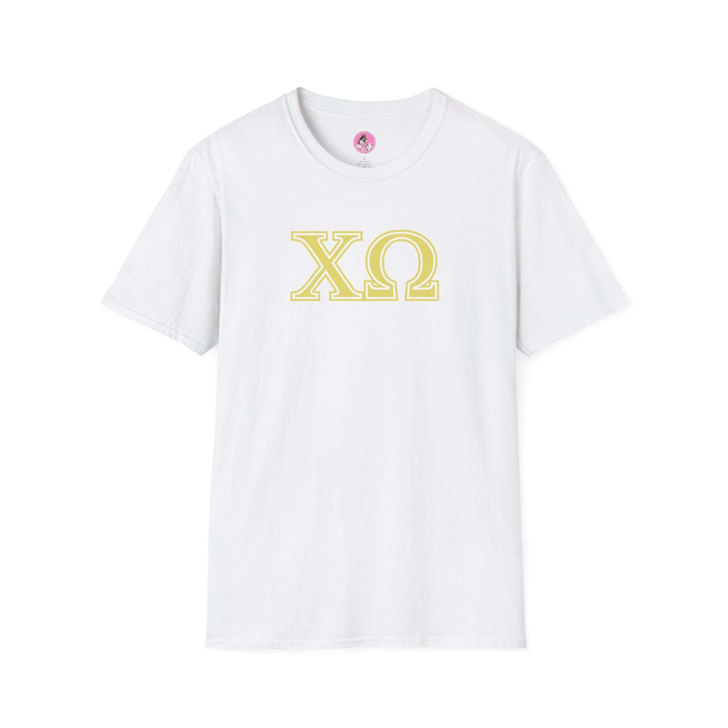 "Chi Omega" Sorority Girl Greek Softstyle T-Shirt