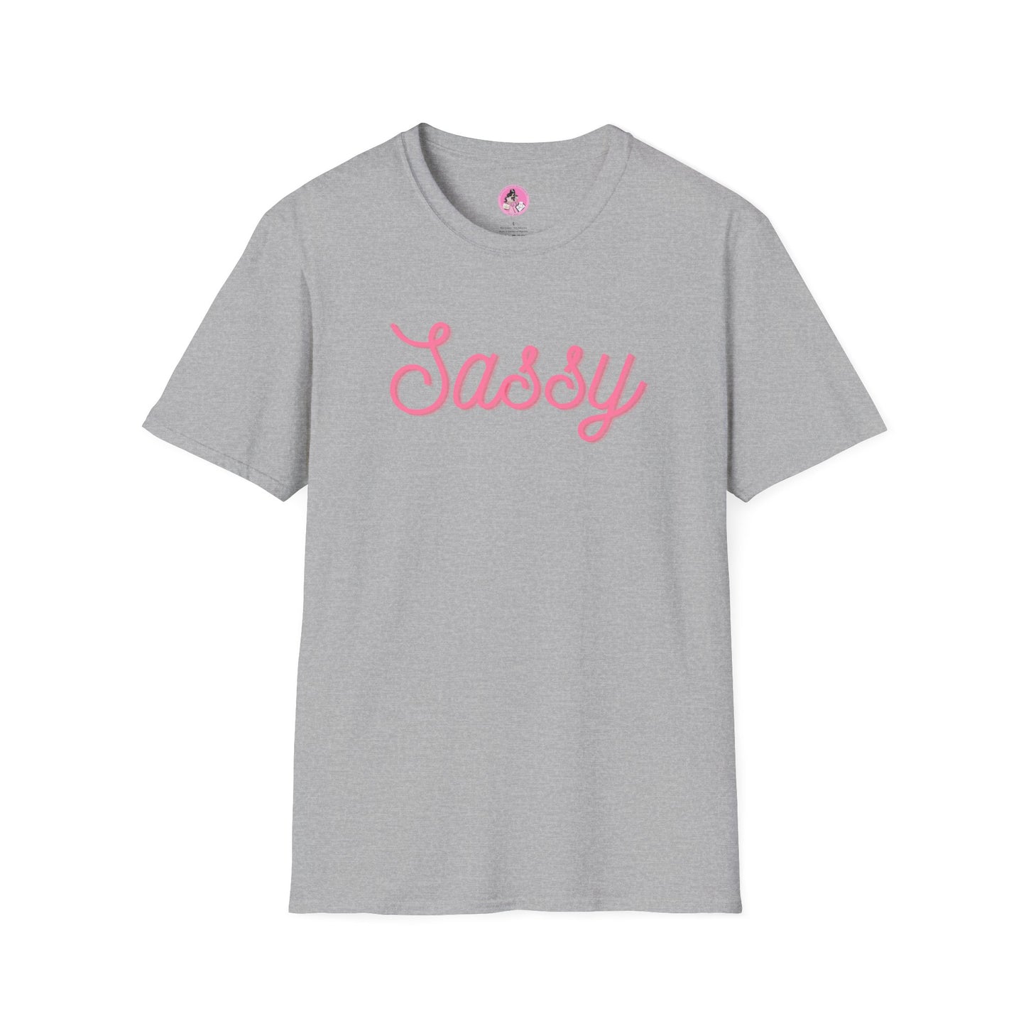 "Sassy" Soft-Style T-shirt. Multiple colors