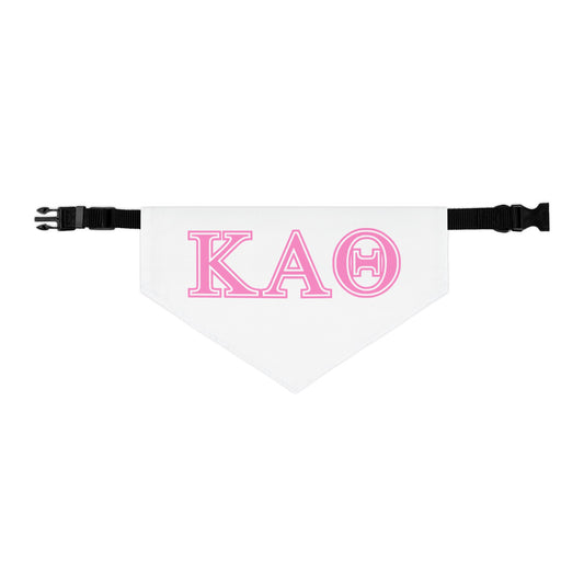 "Kappa Alpha Theta" Best Friend Pet Bandana Collar Girl