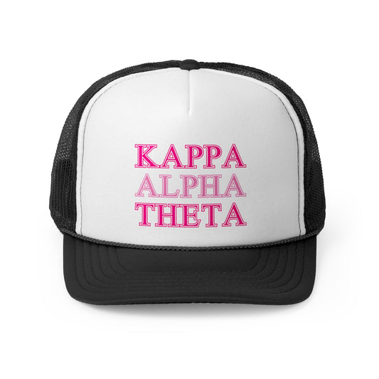 "Kappa Alpha Theta" Sorority Trucker Cap