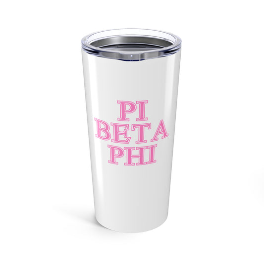 "Pi Beta Phi" Rehydrate Tumbler 20oz