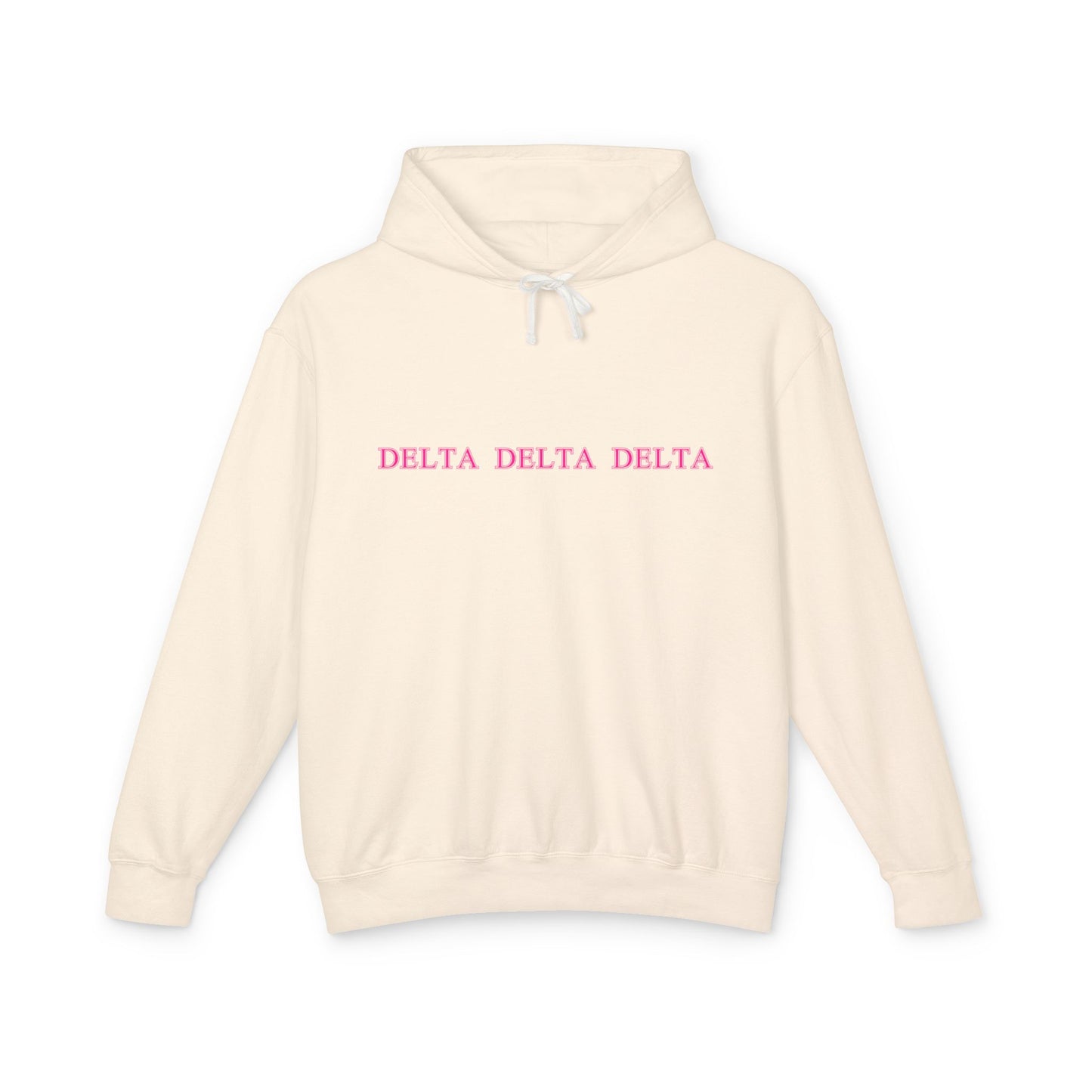 "Tri Delta" Lightweight Hooded Sweatshirt
