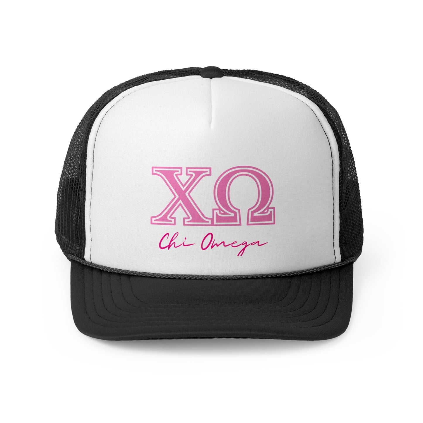 "Chi Omega" Sorority Trucker Cap