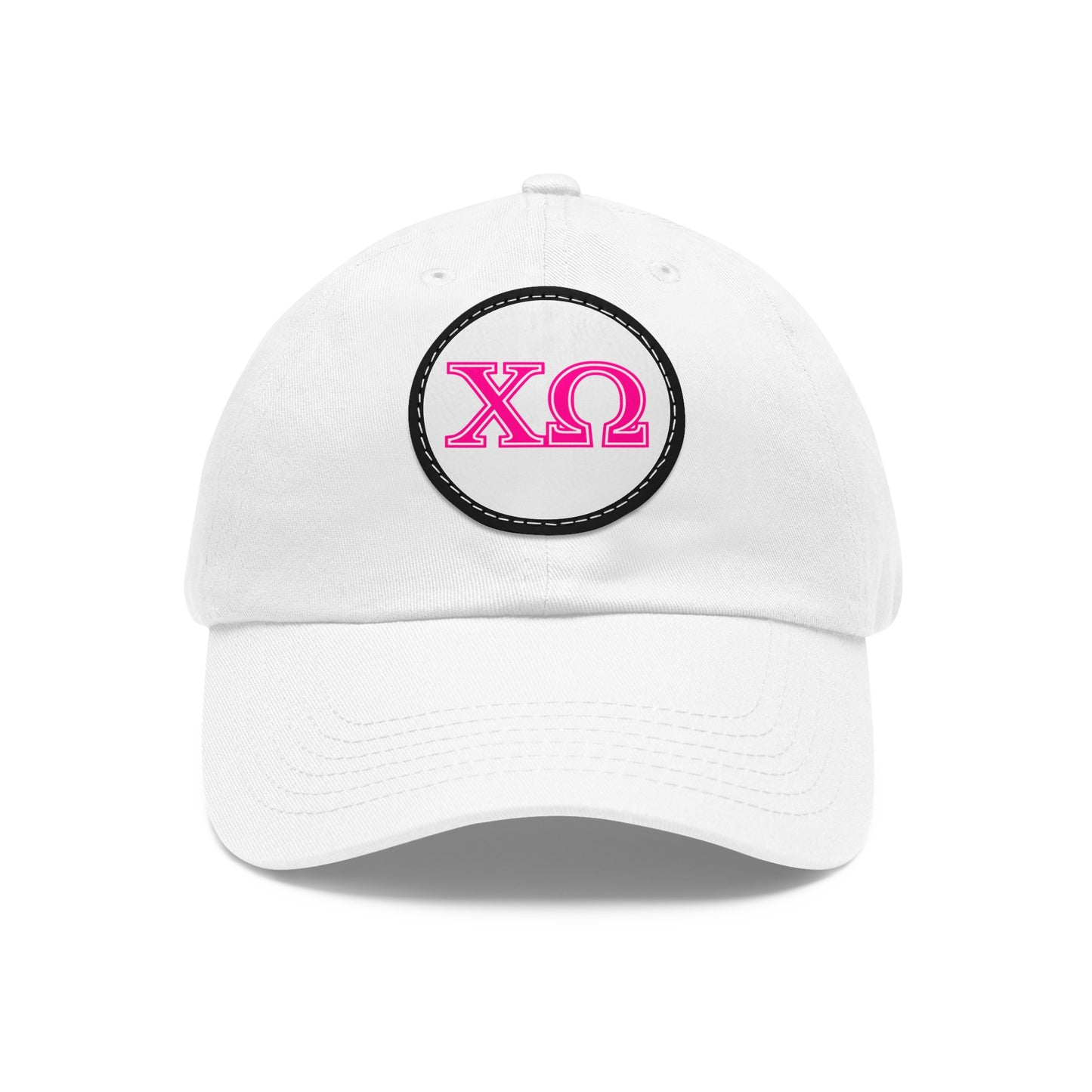 "Chi Omega" PINK Sorority Hat