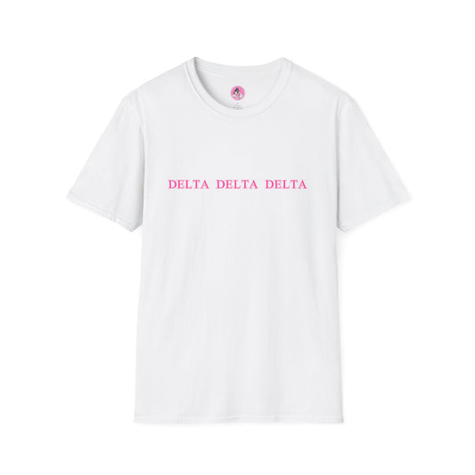 "Tri Delta" Sorority Girl Soft-style T-Shirt