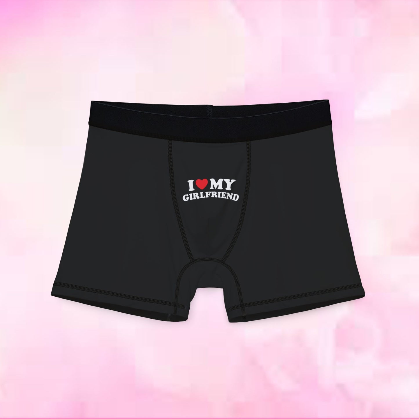 I love My Girlfriend Men's Boxers (AOP)