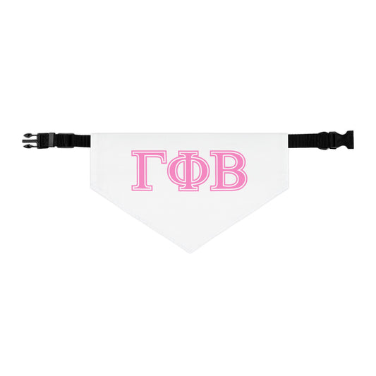 "Gamma Phi Beta" Best Friend Pet Bandana Collar Girl