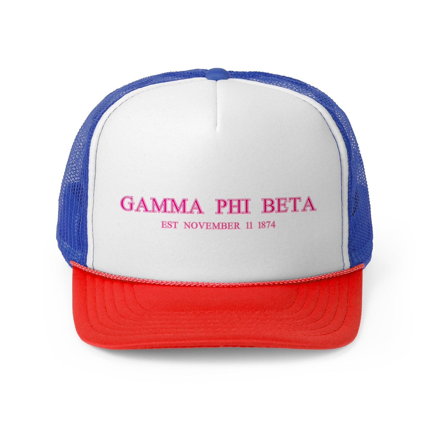 "Gamma Phi Beta" Sorority Trucker Cap