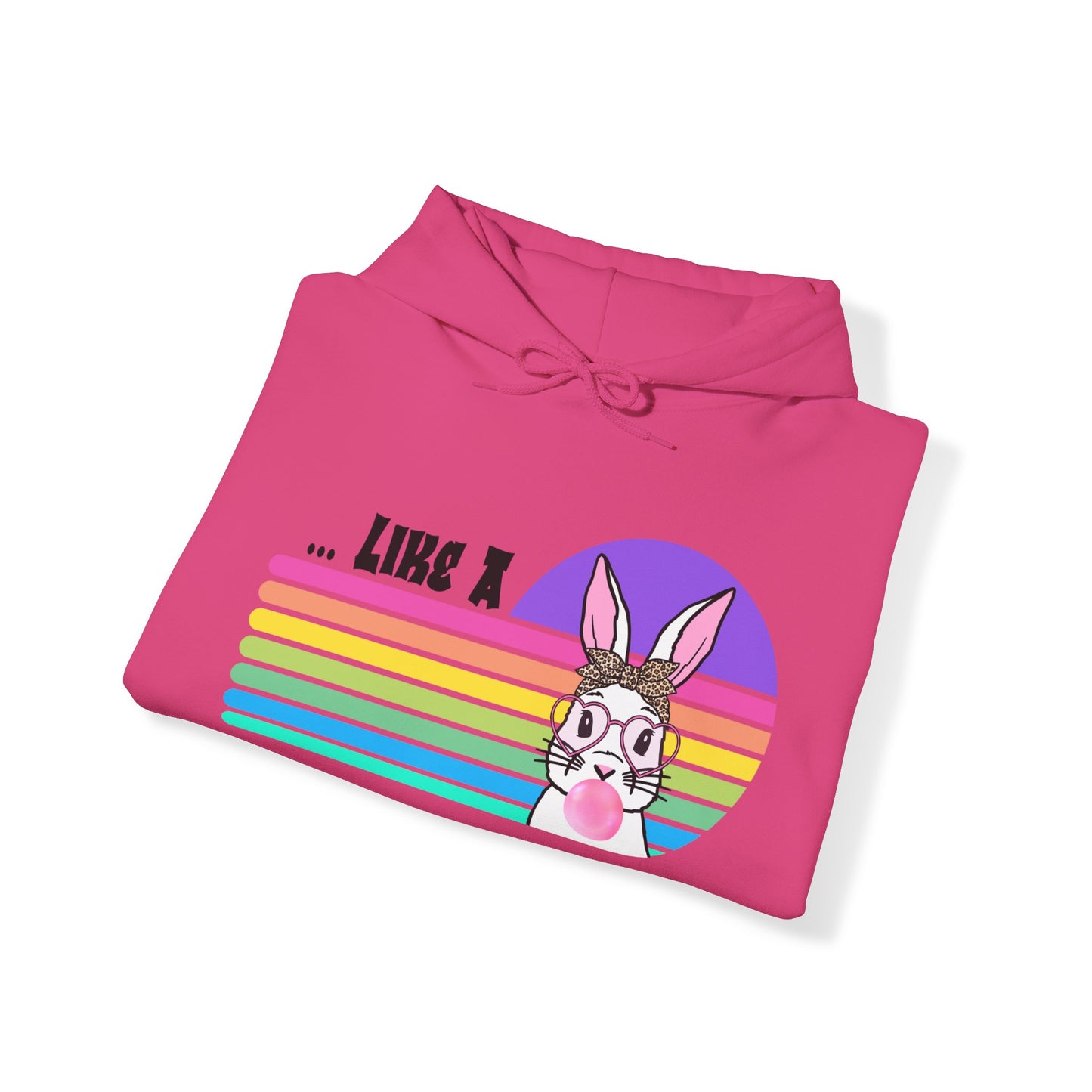 Like A Rabbit Hoodie Heavy Blend™ Hooded Sweatshirt