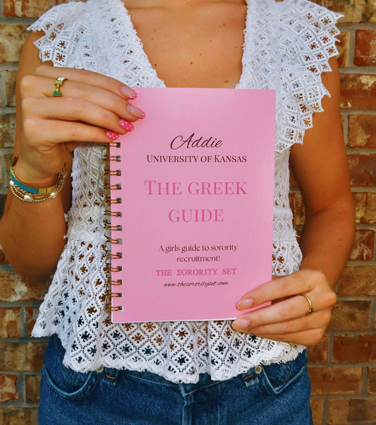 The Greek Guide - Customized Recruitment Planner