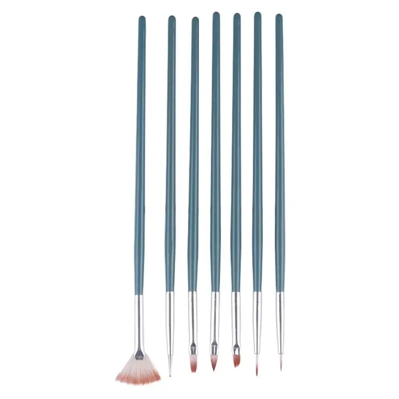 Professional Nail Brush Set multiple options of styles and sizes