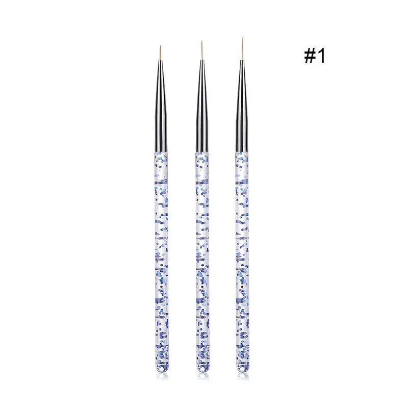 Professional Nail Brush Set multiple options of styles and sizes