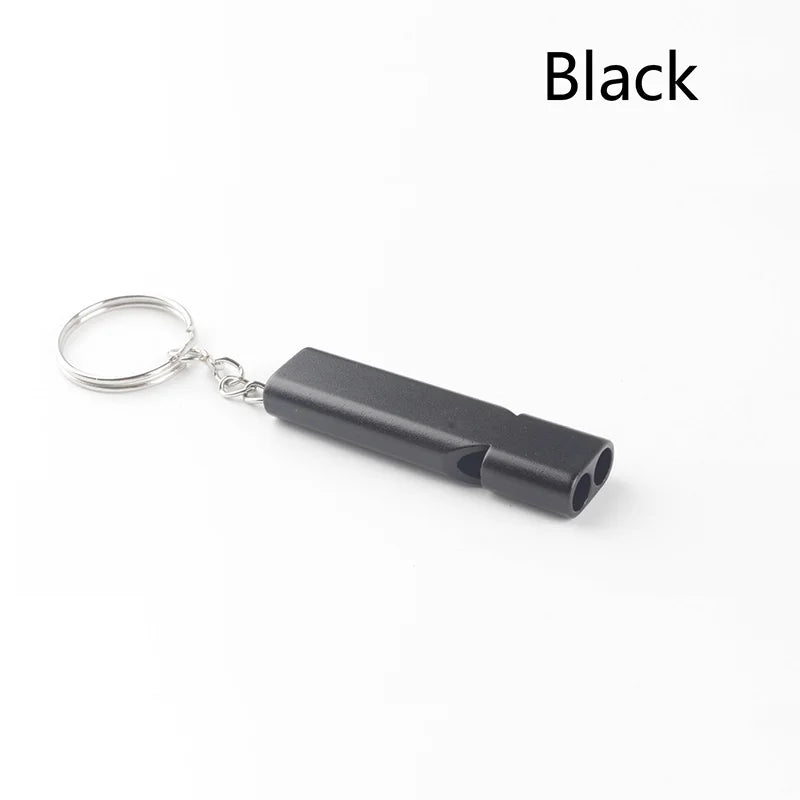 high-decibel aluminum alloy survival whistle multiple colors