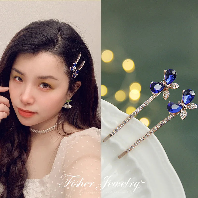 Gorgeous Shiny Crystal Hairpins