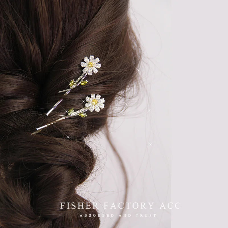 Gorgeous Flower Pearl Hairpins