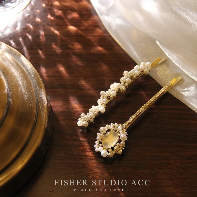 Gorgeous Pearl Hairpins