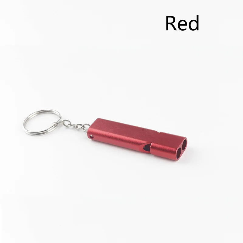 high-decibel aluminum alloy survival whistle multiple colors