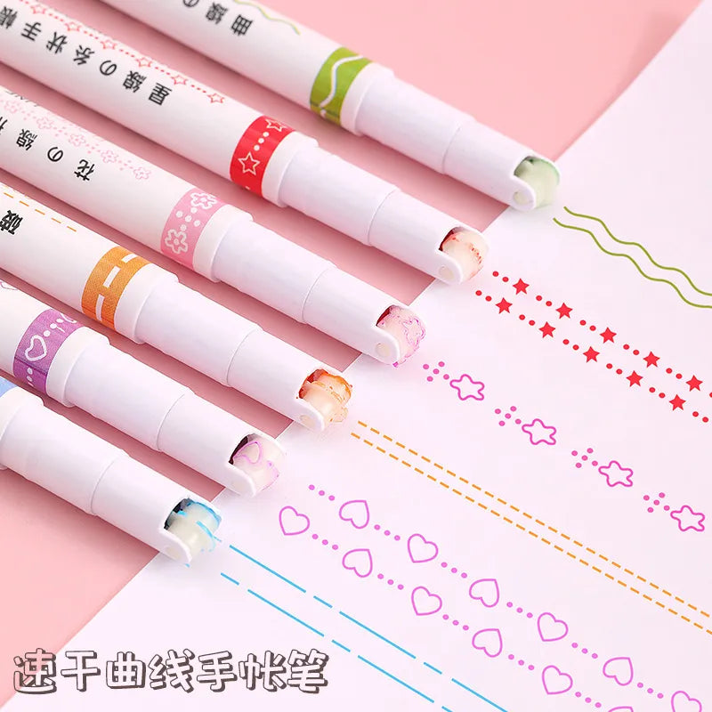 Fun Shaped Highlighter Pens Set