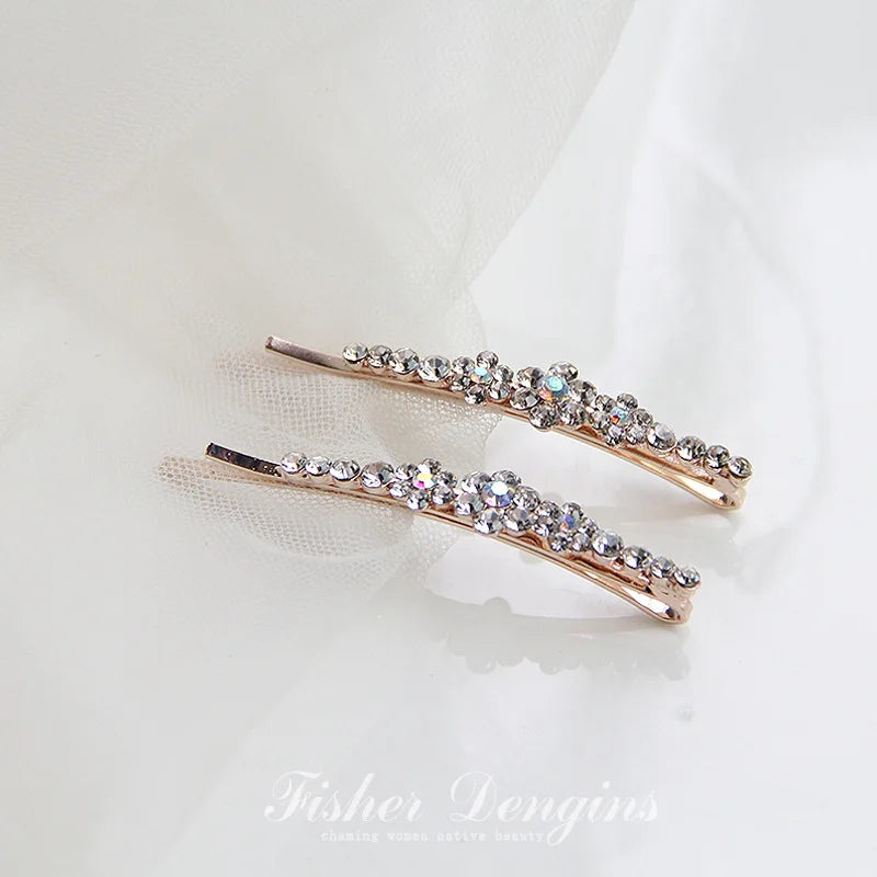 Gorgeous Shiny Crystal Hairpins