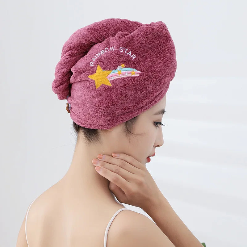 Women’s Soft Microfiber Towel Spa Turban with cute designs