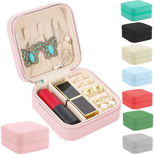 Travel Jewelry Organizer and Display Box. Available in a variety of cute colors