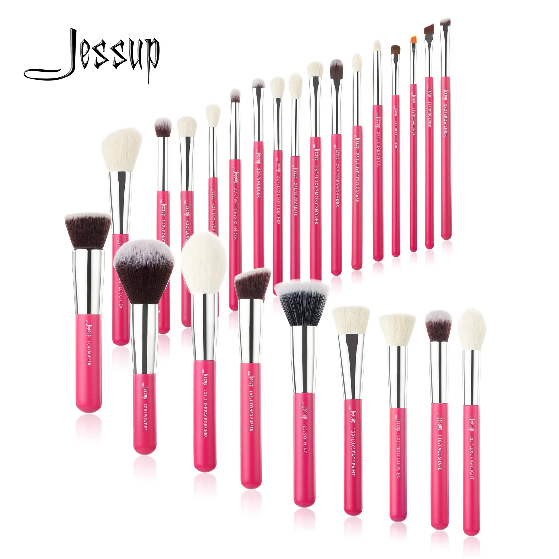 Makeup Brush Set 25 pieces Pink