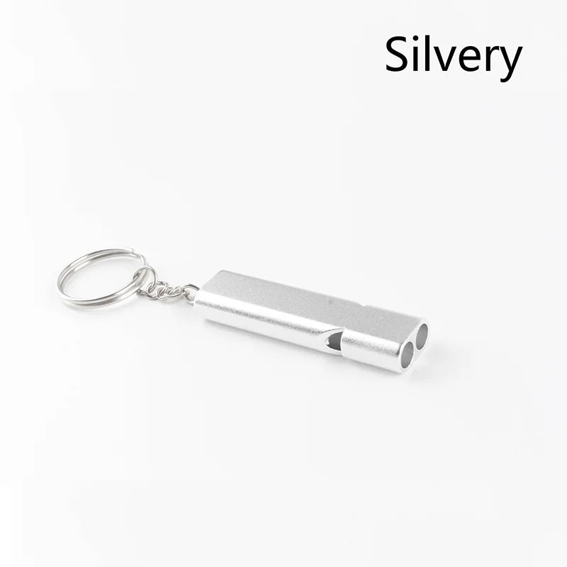 high-decibel aluminum alloy survival whistle multiple colors