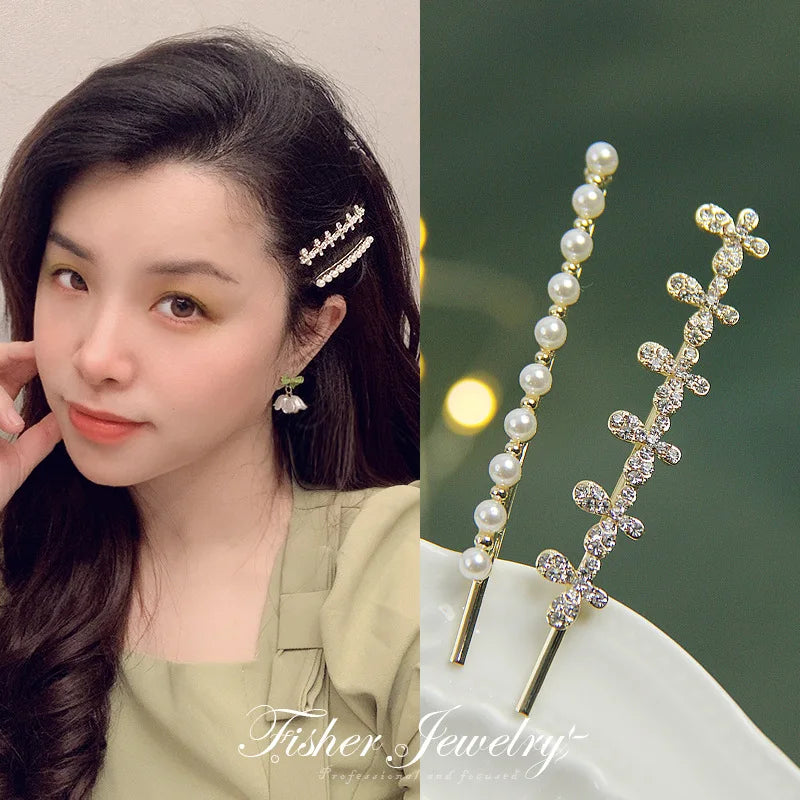 Gorgeous Shiny Pearl Hairpins