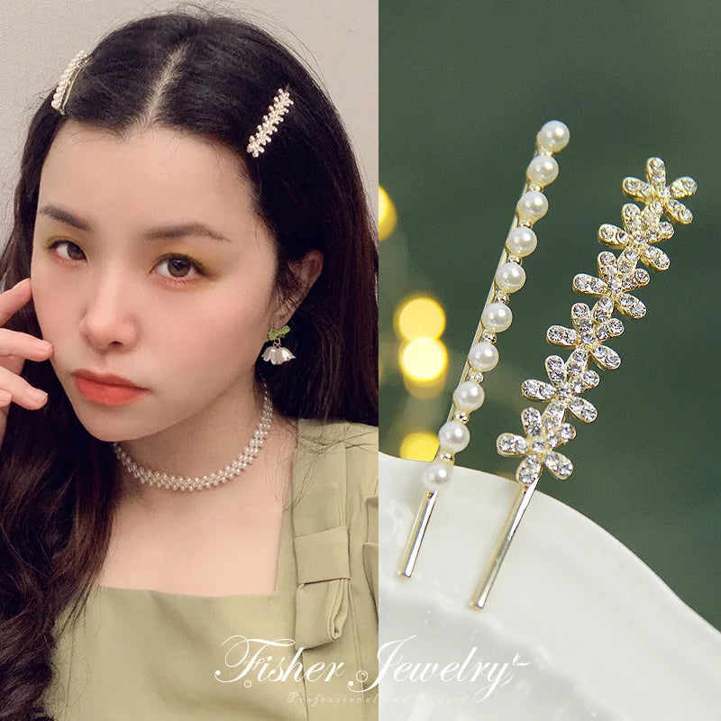 Gorgeous Shiny Pearl Hairpins