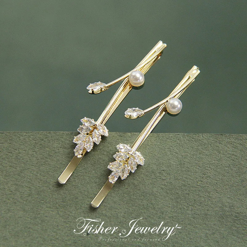 Gorgeous Flower Pearl Hairpins