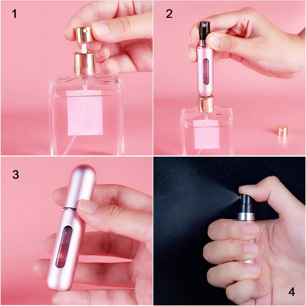 Perfume “on the go” Atomizer multiple colors