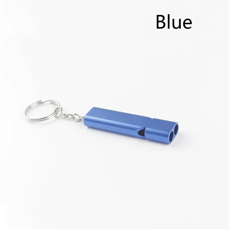 high-decibel aluminum alloy survival whistle multiple colors