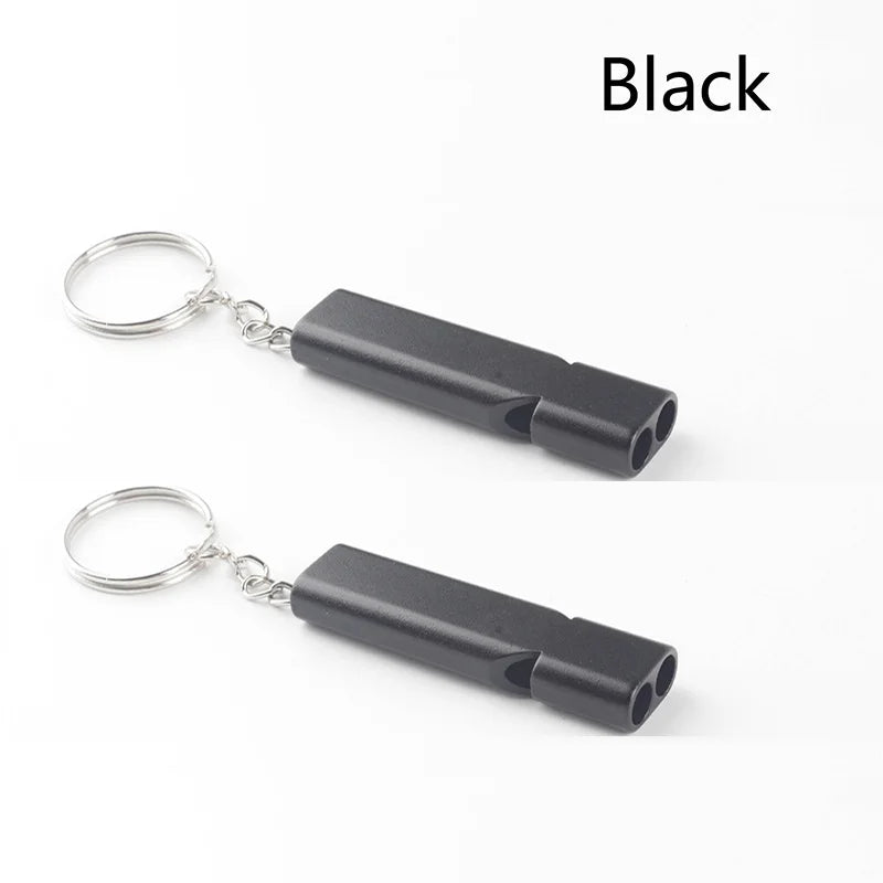 high-decibel aluminum alloy survival whistle multiple colors