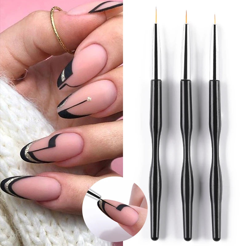 Professional Nail Brush Set multiple options of styles and sizes