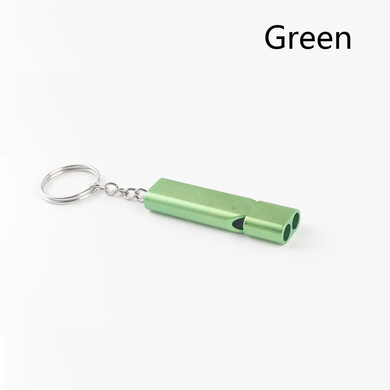 high-decibel aluminum alloy survival whistle multiple colors