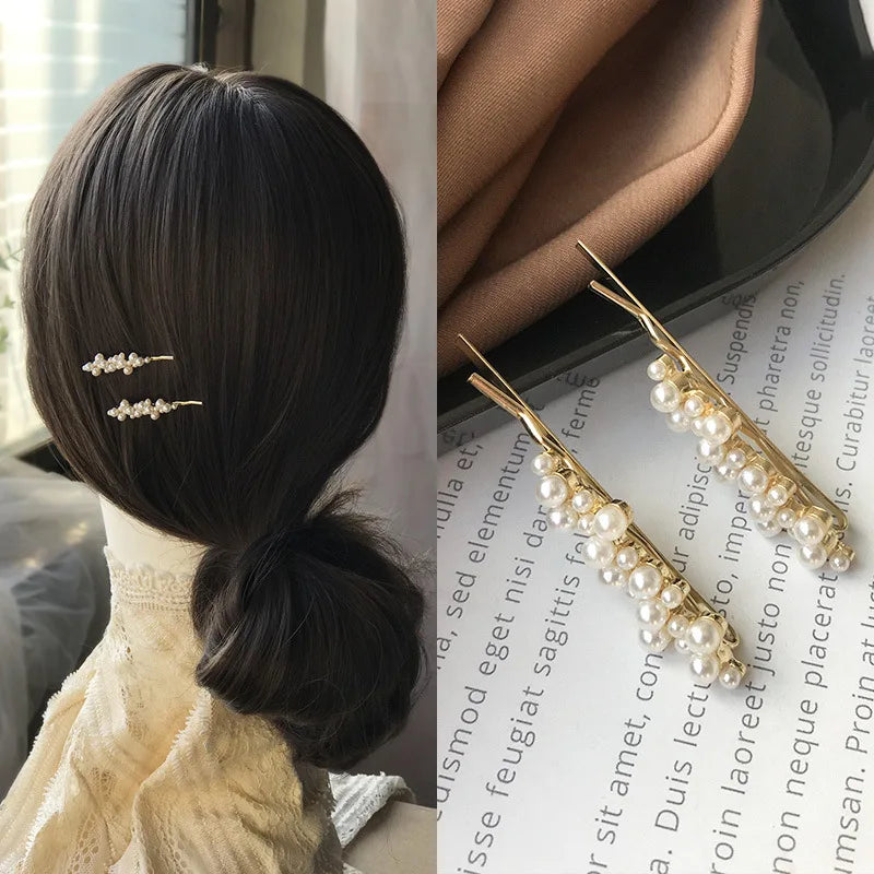 Gorgeous Shiny Pearl Hairpins