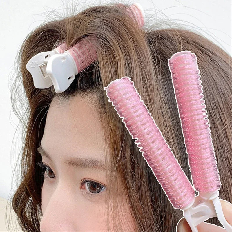 Fabulous Hair Fluffy Clips Pink