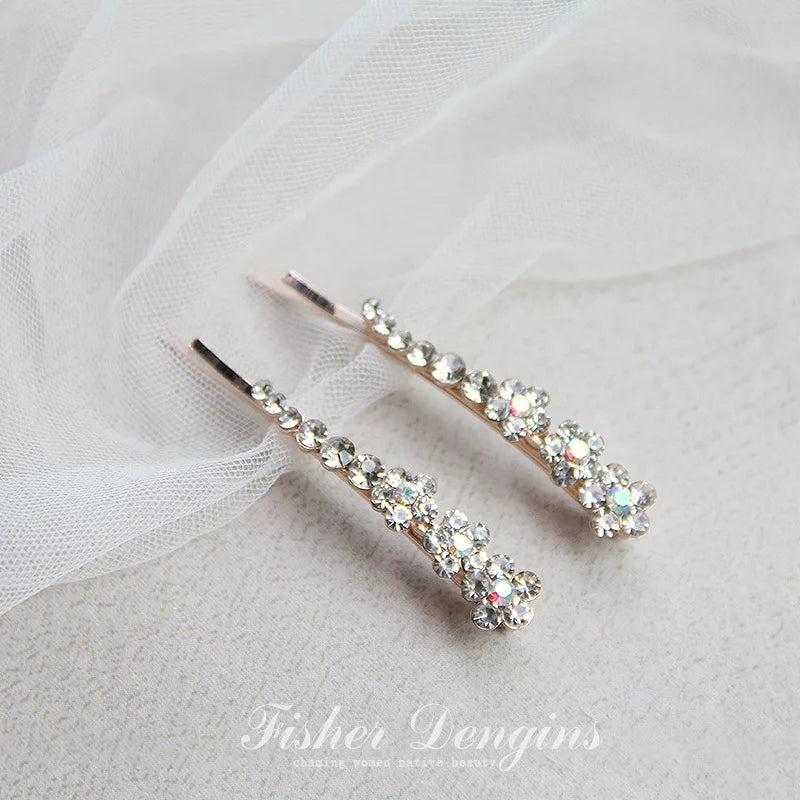 Gorgeous Shiny Crystal Hairpins