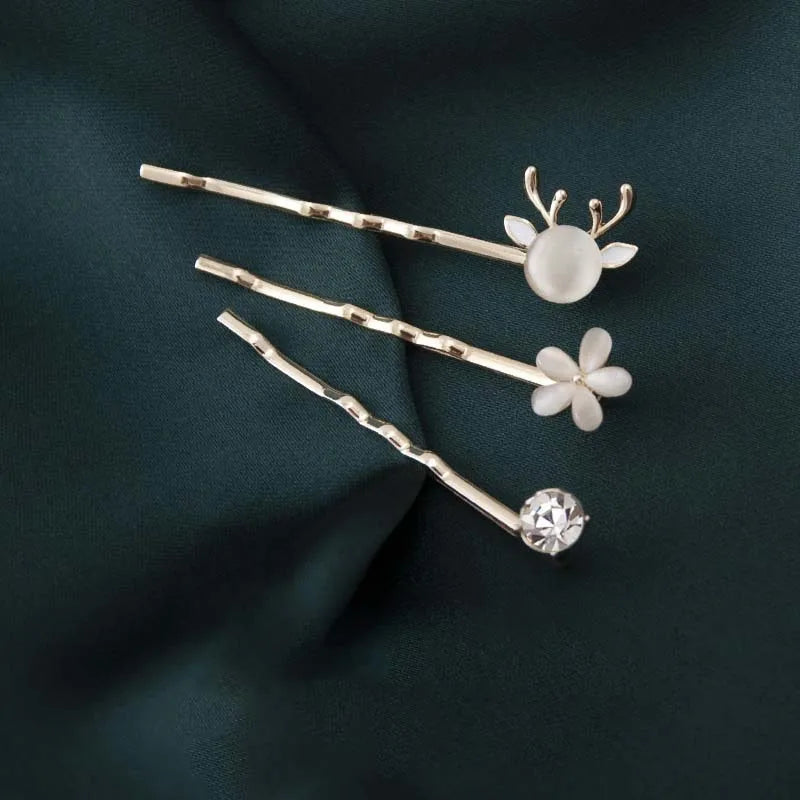 Gorgeous Shiny Crystal Hairpins