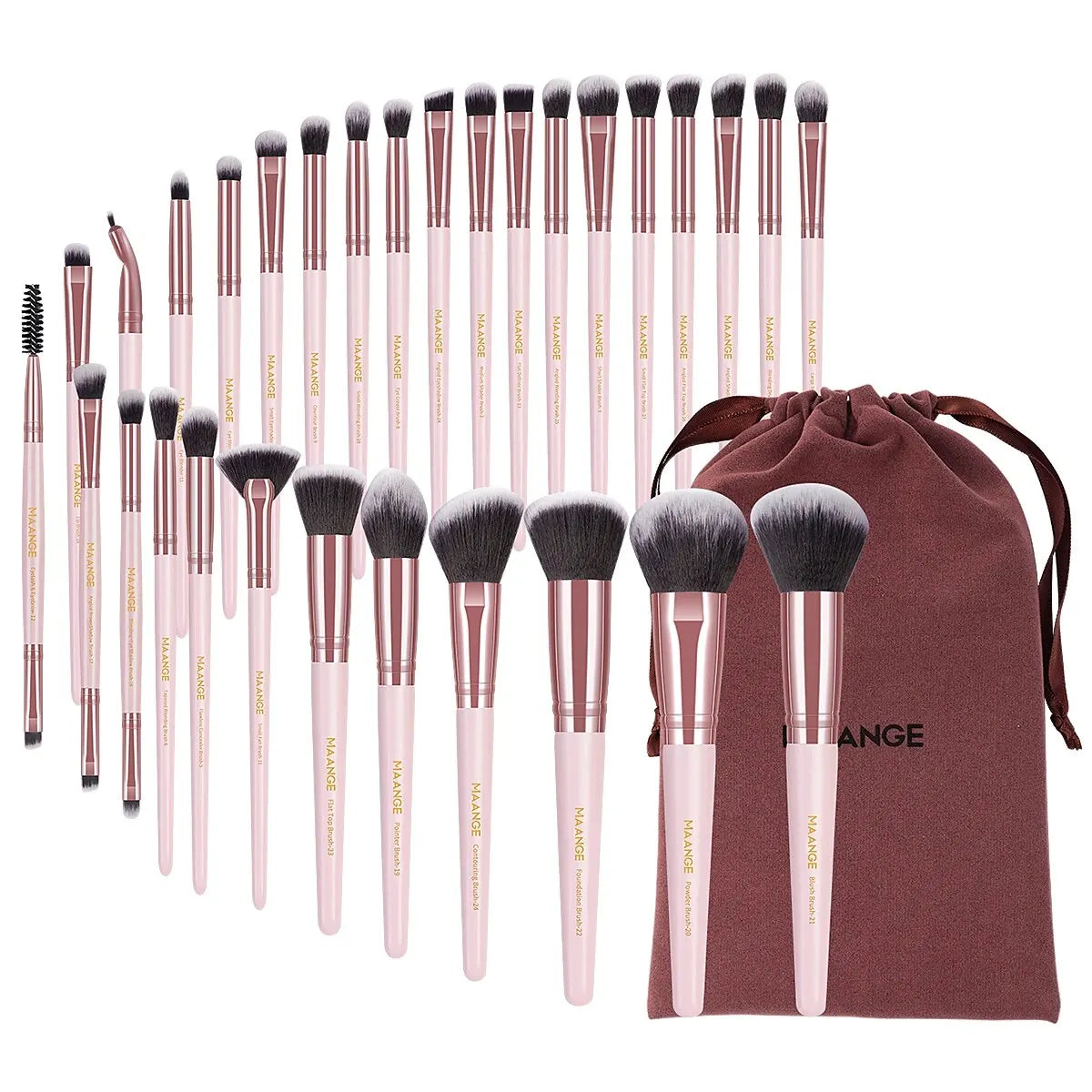 30pcs Essentials Professional Makeup Brush Set