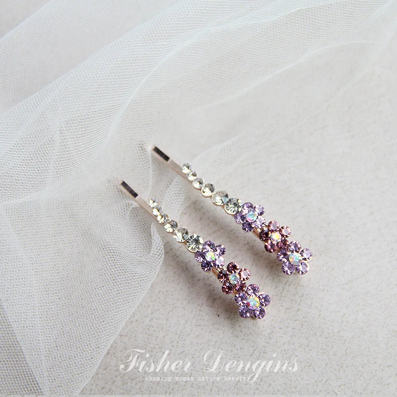 Gorgeous Shiny Crystal Hairpins