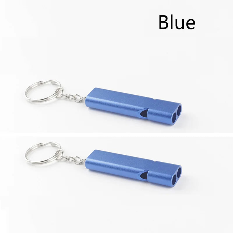 high-decibel aluminum alloy survival whistle multiple colors